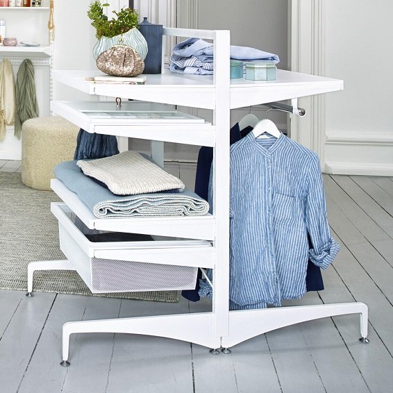 Mały moduł wolnostojący Elfa Freestanding